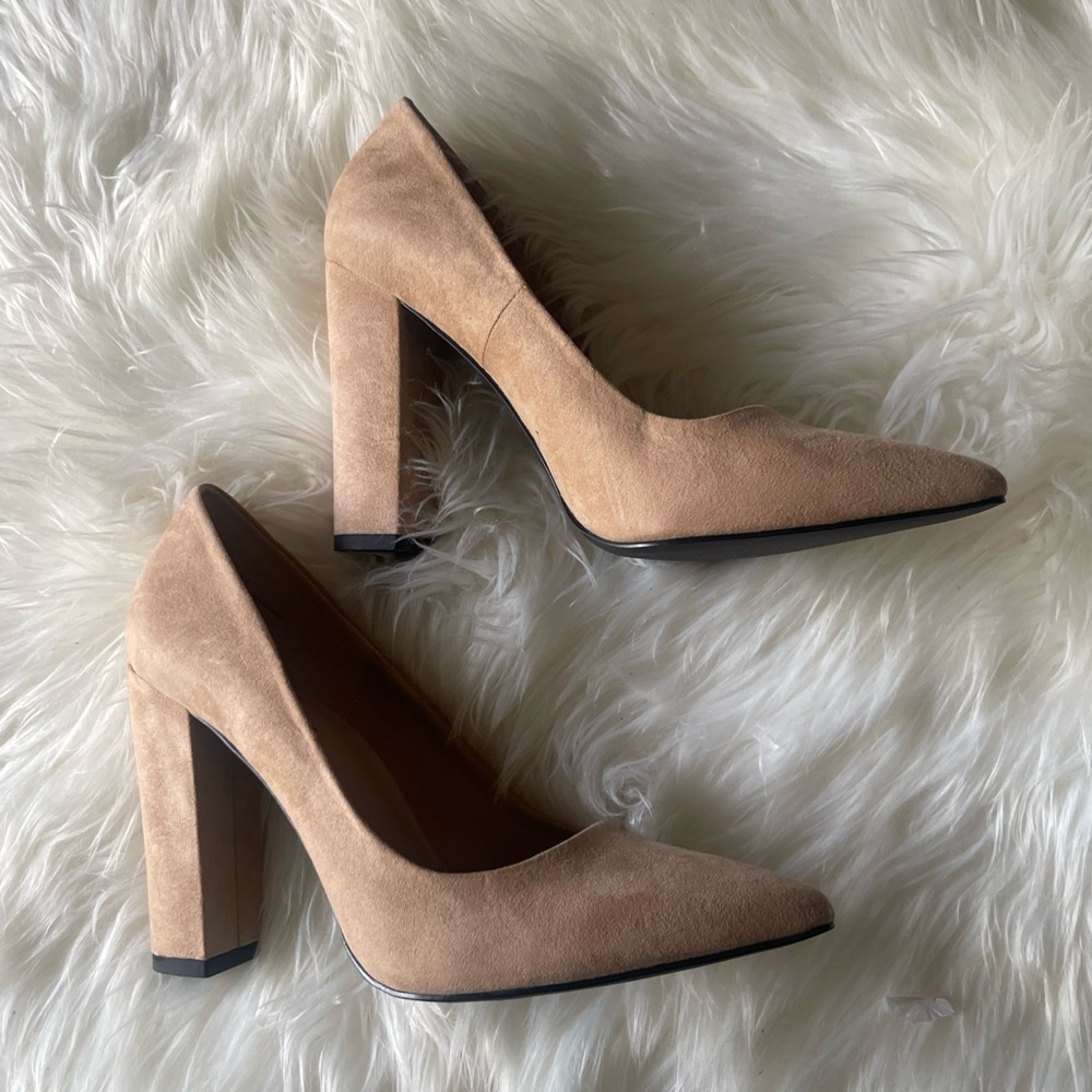 Nasty Gal Baxter Vegan Suede Pump Heels